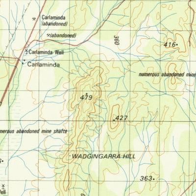 Geoscience Australia Yalgoo (2241) digital map