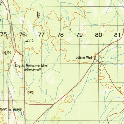 Geoscience Australia Yalgoo (2241) digital map