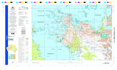 Geoscience Australia Yampi - SE51-03 digital map