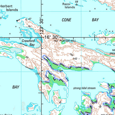 Geoscience Australia Yampi - SE51-03 digital map