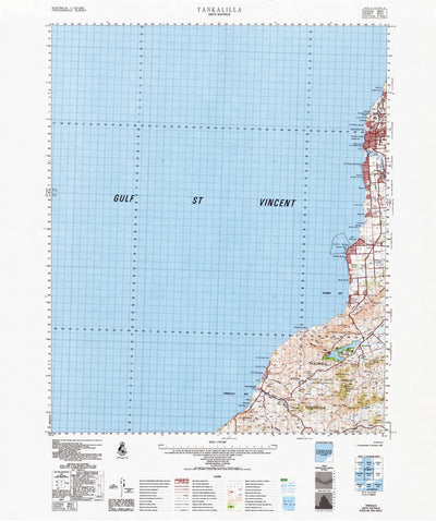 Geoscience Australia Yankalilla (6527) digital map