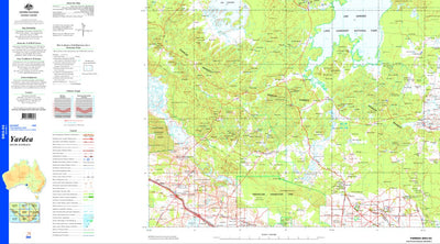 Geoscience Australia Yardea SI53 - 03 digital map