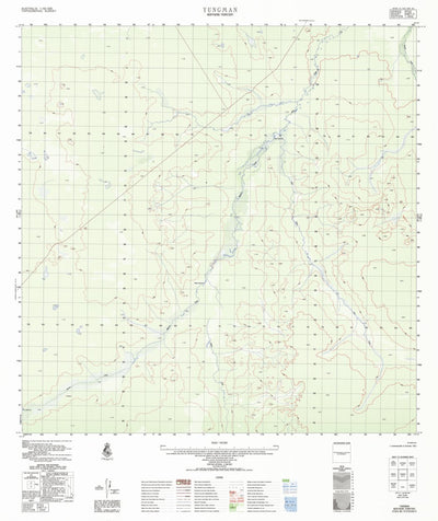 Geoscience Australia Yungman (5467-2) digital map