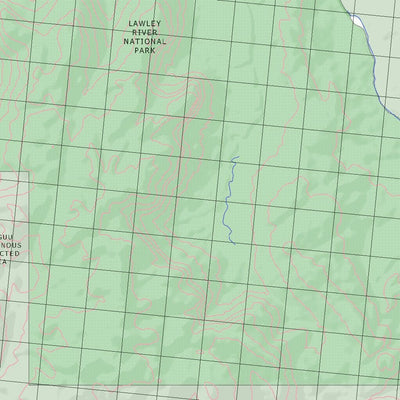 Getlost Maps Getlost Map 4068 WARRENDER WA Topographic Map V15 1:75,000 digital map