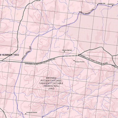 Getlost Maps Getlost Map 5345 ERNABELLASA Topographic Map V15 1:75,000 digital map