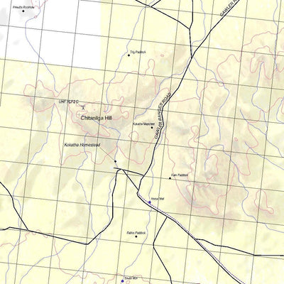 Getlost Maps Getlost Map 5935 KOKATHASA Topographic Map V15 1:75,000 digital map