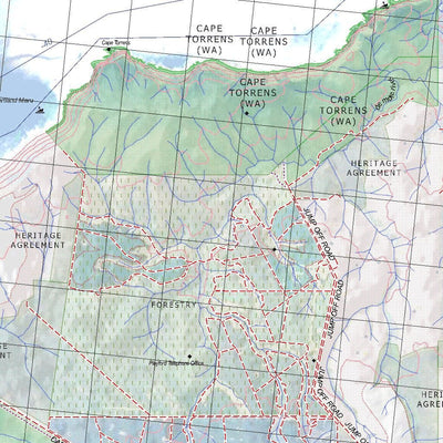Getlost Maps Getlost Map 6226 BORDA Topographic Map V14d 1:75,000 bundle exclusive
