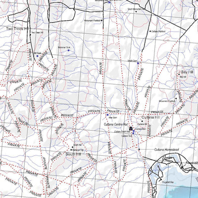 Getlost Maps Getlost Map 6432 CULTANASA Topographic Map V15 1:75,000 digital map
