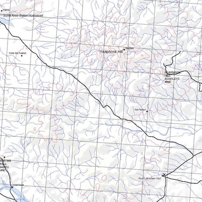 Getlost Maps Getlost Map 6735 REAPHOOKSA Topographic Map V15 1:75,000 digital map