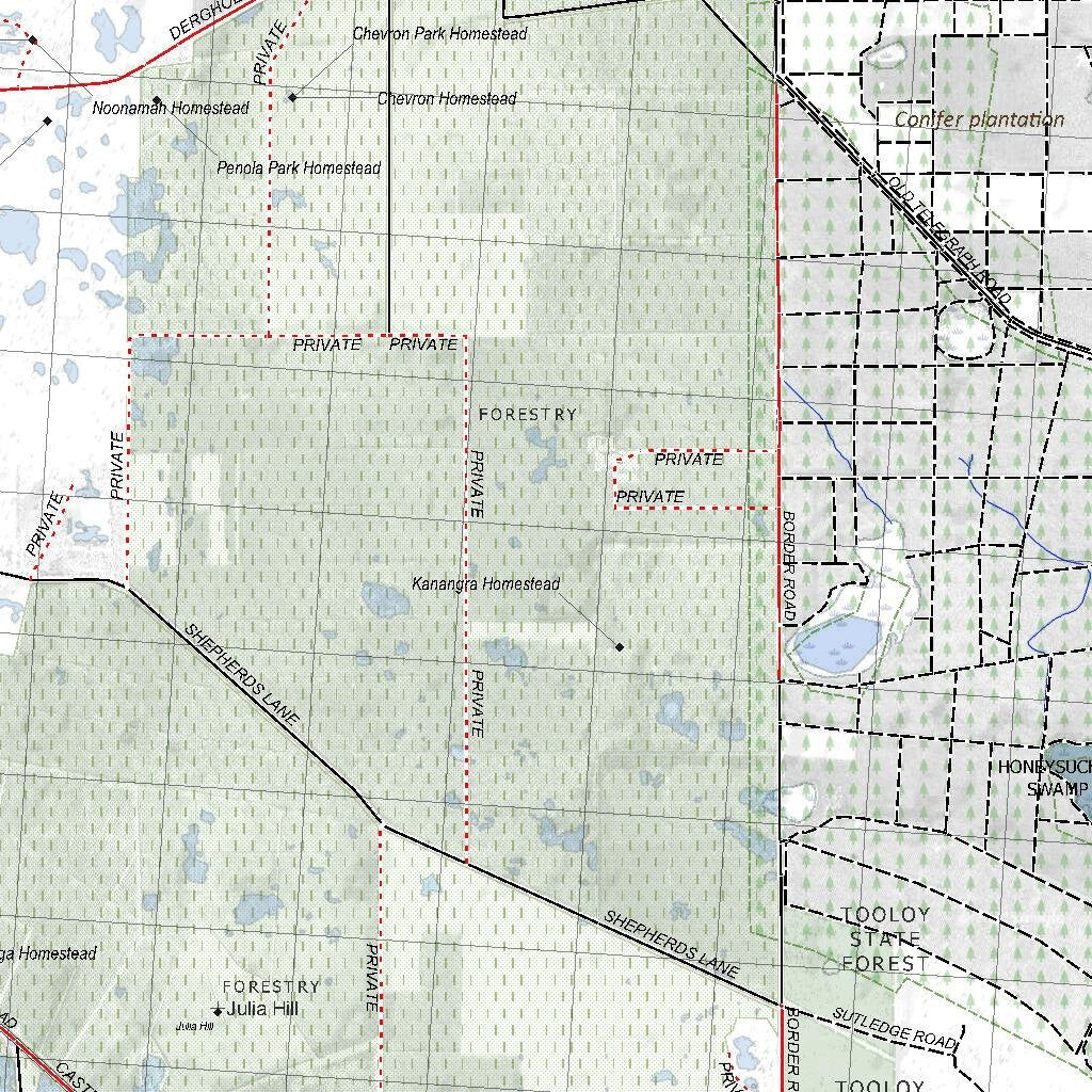 Getlost Map 7023 PENOLA Victoria Topographic Map V16b 1:75,000 by ...