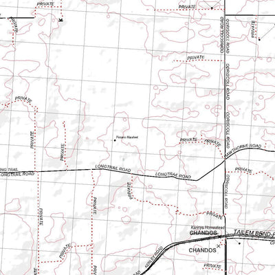 Getlost Maps Getlost Map 7027 PINNAROO Victoria Topographic Map V16b 1:75,000 digital map