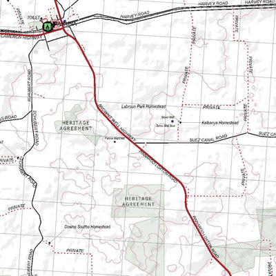 Getlost Maps Getlost Map 7028 PARUNA Victoria Topographic Map V16b 1:75,000 digital map