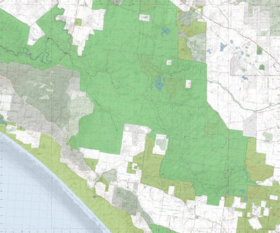 Getlost Maps Getlost Map 7121-1 KINCAID Victoria Topographic Map V16b 1:25,000 digital map