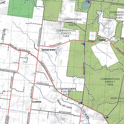 Getlost Maps Getlost Map 7121-7221 NELSON-PORTLAND Victoria Topographic Map V16b 1:75,000 digital map