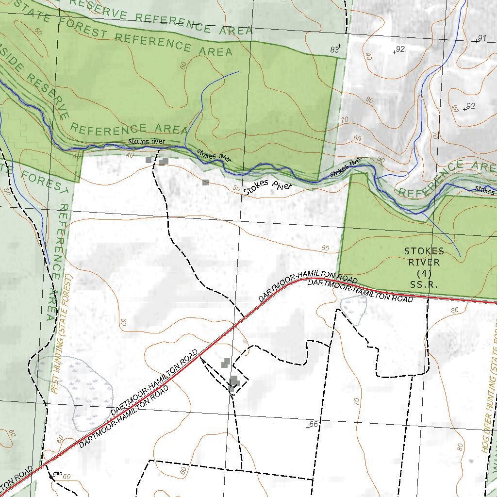 Getlost Map 7122-2 DARTMOOR Victoria Topographic Map V16b 1:25,000 by ...