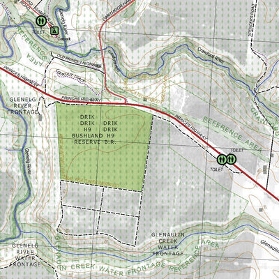 Getlost Maps Getlost Map 7122-2 DARTMOOR Victoria Topographic Map V16b 1:25,000 digital map