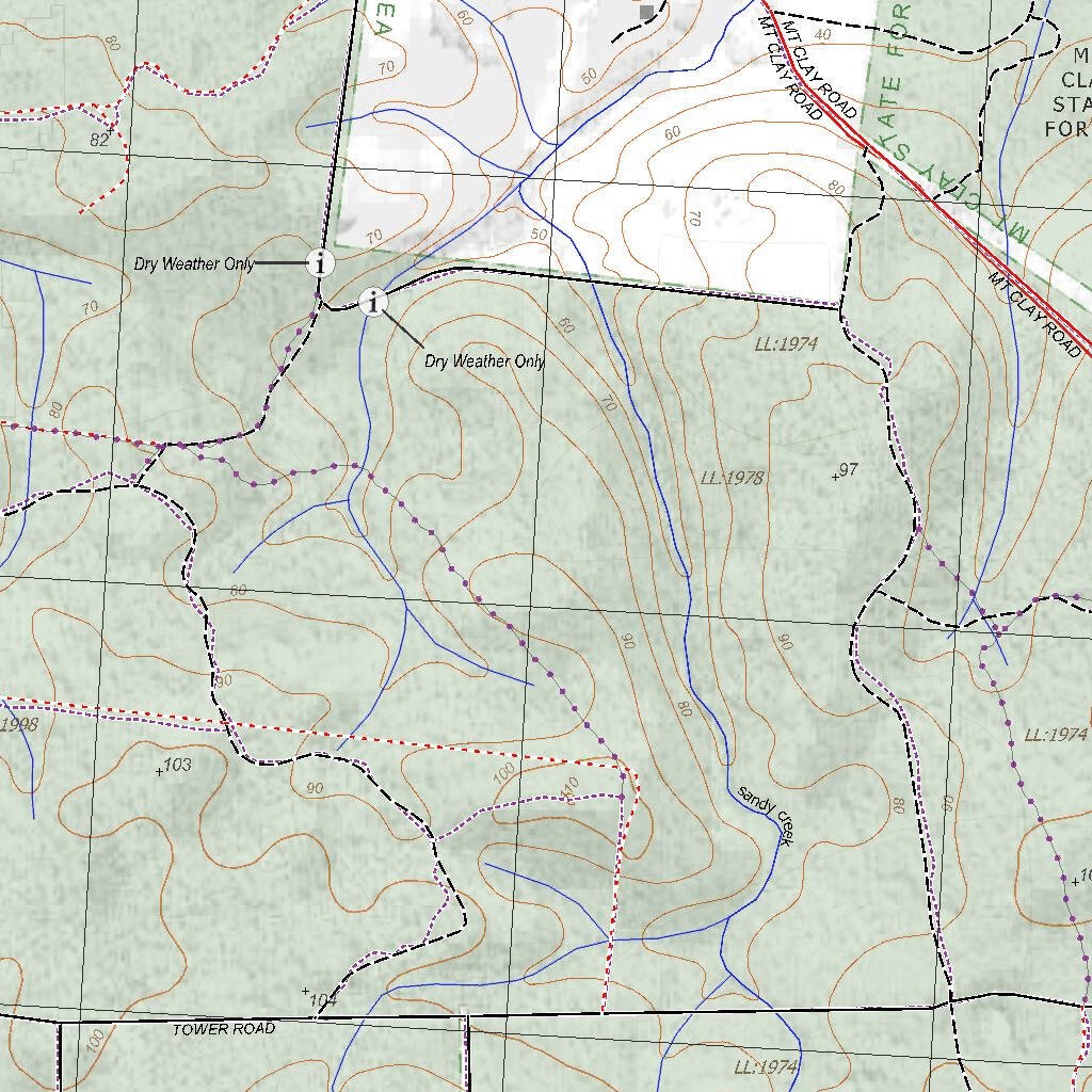 Getlost Map 7221-4 HEYWOOD Victoria Topographic Map V16b 1:25,000 by ...