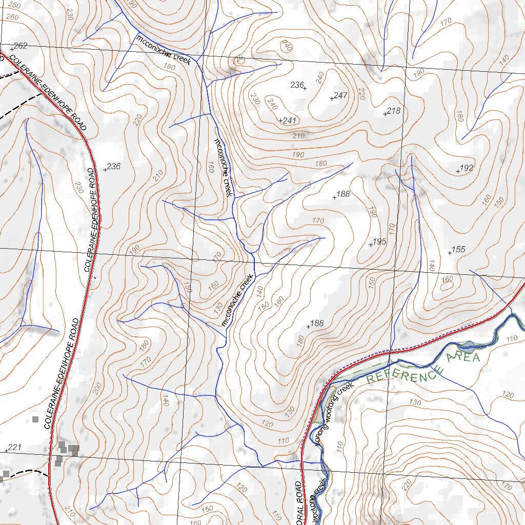 Getlost Map 7222-4 COLERAINE Victoria Topographic Map V16b 1:25,000 by ...