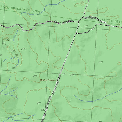 Getlost Maps Getlost Map 7224-4 NURCOUNG Victoria Topographic Map V16b 1:25,000 digital map