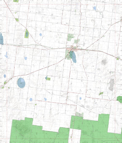 Getlost Maps Getlost Map 7225-3 NHILL Victoria Topographic Map V16b 1:25,000 digital map