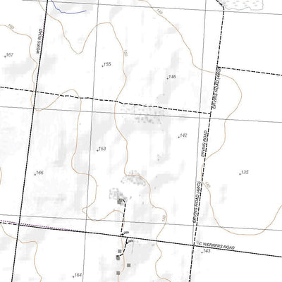 Getlost Maps Getlost Map 7225-3 NHILL Victoria Topographic Map V16b 1:25,000 digital map