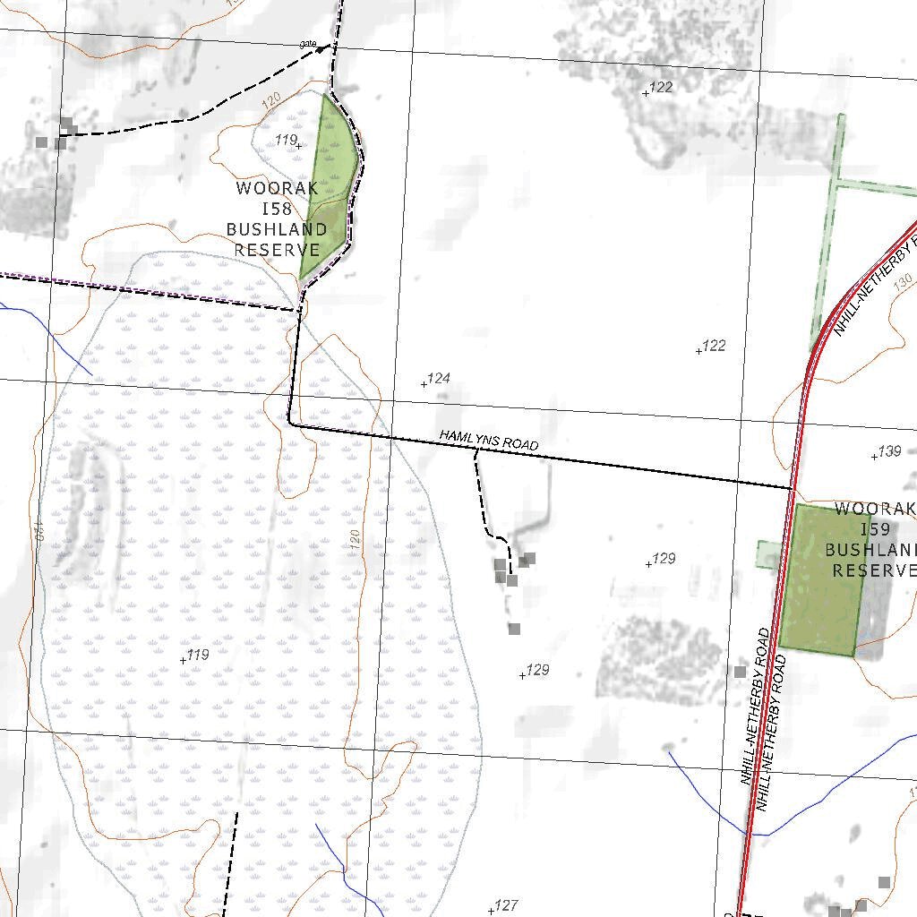 Getlost Map 7225-4 NETHERBY Victoria Topographic Map V16b 1:25,000 by ...