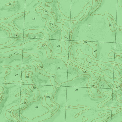 Getlost Maps Getlost Map 7226-1 BURR Victoria Topographic Map V16b 1:25,000 digital map