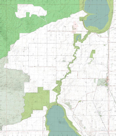 Getlost Maps Getlost Map 7226-2 ALBACUTYA Victoria Topographic Map V16b 1:25,000 digital map