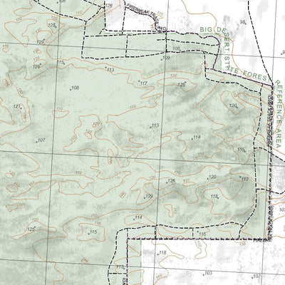 Getlost Maps Getlost Map 7226-2 ALBACUTYA Victoria Topographic Map V16b 1:25,000 digital map