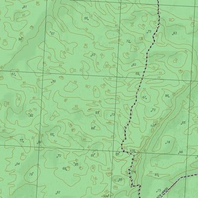 Getlost Maps Getlost Map 7228-3 SUNSET Victoria Topographic Map V16b 1:25,000 digital map