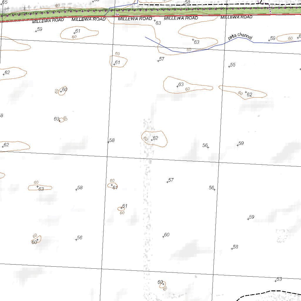 Getlost Map 7229-2 MERRINEE Victoria Topographic Map V16b 1:25,000 by ...