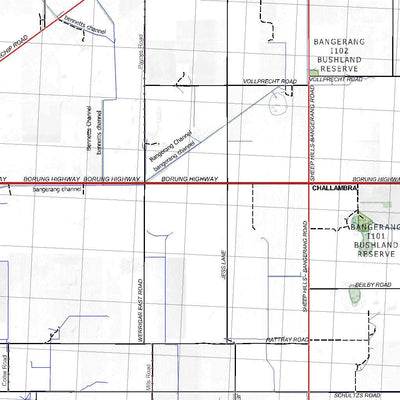 Getlost Maps Getlost Map 7325-7425 WARRACKNABEAL- DONALD Victoria Topographic Map V16b 1:75,000 digital map