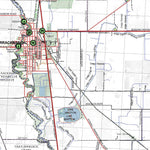 Getlost Maps Getlost Map 7325-7425 WARRACKNABEAL- DONALD Victoria Topographic Map V16b 1:75,000 digital map
