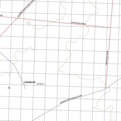Getlost Maps Getlost Map 7355 HAMILTON DOWNS Qld Topographic Map V15 1:75,000 digital map
