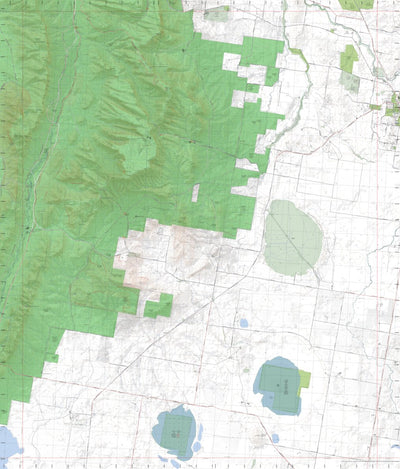 Getlost Maps Getlost Map 7423-3 WATGANIA Victoria Topographic Map V16b 1:25,000 digital map