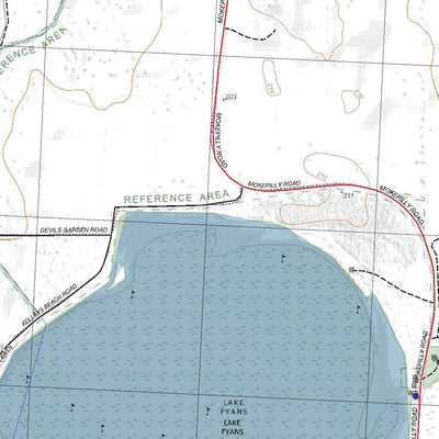 Getlost Maps Getlost Map 7423-4 FYANS Victoria Topographic Map V16b 1:25,000 digital map