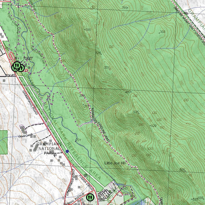 Getlost Maps Getlost Map 7423-4 FYANS Victoria Topographic Map V16b 1:25,000 digital map