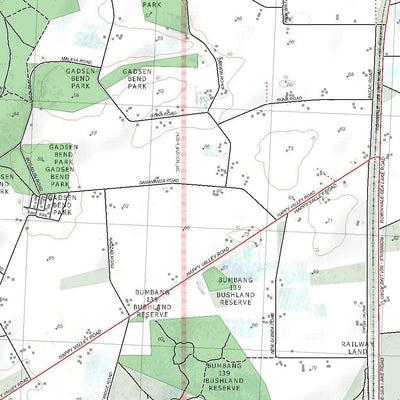 Getlost Maps Getlost Map 7428-N Euston NSW Topographic Map V15 1:25,000 digital map