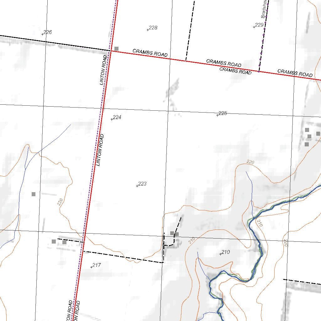 Getlost Map 7522-2 LISMORE Victoria Topographic Map V16b 1:25,000 by ...