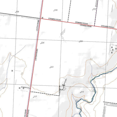 Getlost Maps Getlost Map 7522-2 LISMORE Victoria Topographic Map V16b 1:25,000 digital map