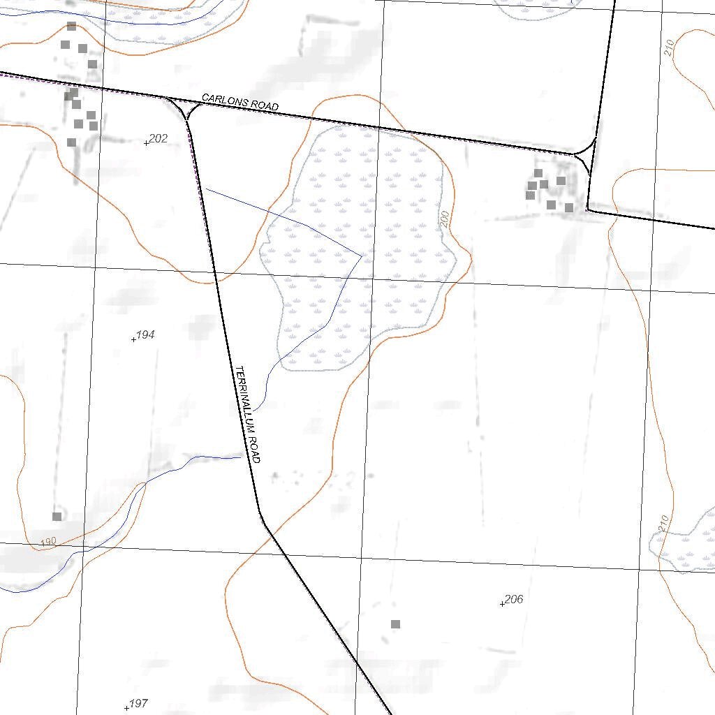 Getlost Map 7522-3 DERRINALLUM Victoria Topographic Map V16b 1:25,000 ...