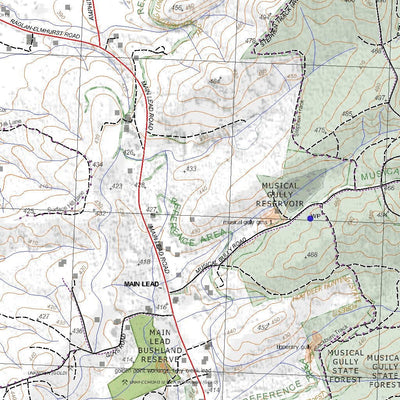 Getlost Maps Getlost Map 7523-2 BEAUFORT Victoria Topographic Map V16b 1:25,000 digital map