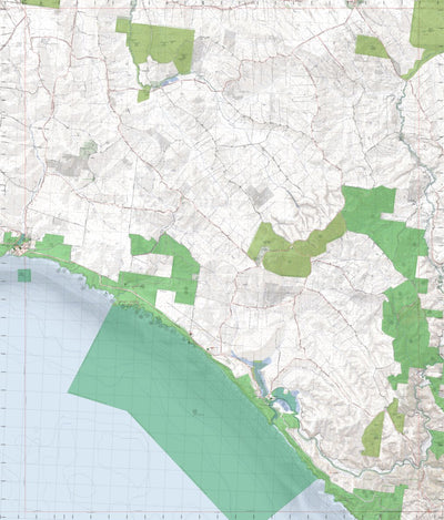 Getlost Maps Getlost Map 75254-4 PRINCETOWN Victoria Topographic Map V16b 1:25,000 digital map