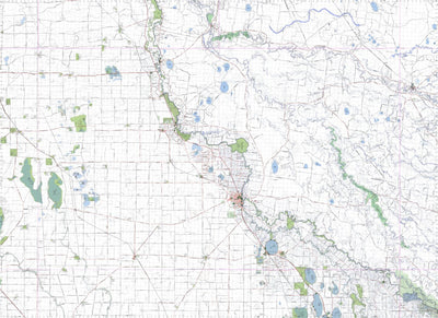 Getlost Maps Getlost Map 7527-7627 NYAH-SWAN HILL Victoria Topographic Map V16b 1:75,000 digital map