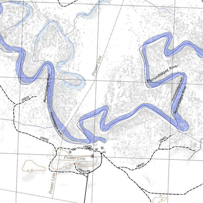 Getlost Maps Getlost Map 7528-1 WALDAIRA LAKE Victoria Topographic Map V16b 1:25,000 digital map