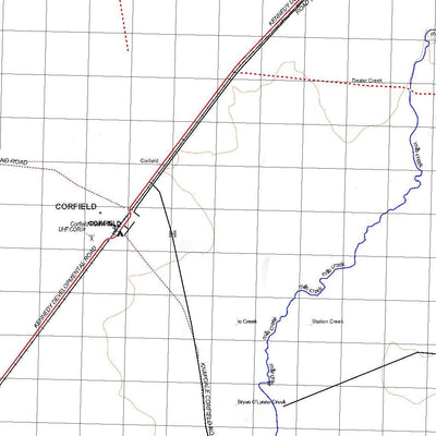 Getlost Maps Getlost Map 7554 MANUKA Qld Topographic Map V15 1:75,000 digital map