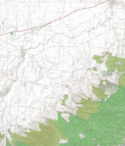 Getlost Maps Getlost Map 7621-2 DEANS MARSH Victoria Topographic Map V16b 1:25,000 digital map