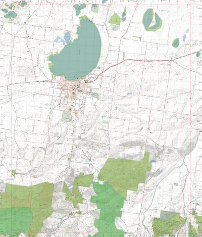 Getlost Maps Getlost Map 7621-3 COLAC Victoria Topographic Map V16b 1:25,000 digital map