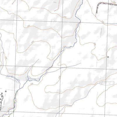Getlost Maps Getlost Map 7622-2 MERCER Victoria Topographic Map V16b 1:25,000 digital map