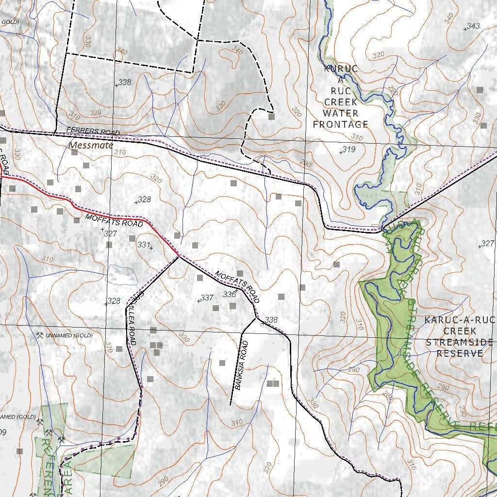 Getlost Map 7622-2 MERCER Victoria Topographic Map V16b 1:25,000 by ...